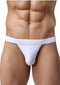 Men's Generic Futbol Jockstrap Underwear White